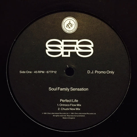 Soul Family Sensation - Perfect Life / 747 Tonight 12" 67TP12 One Little Indian