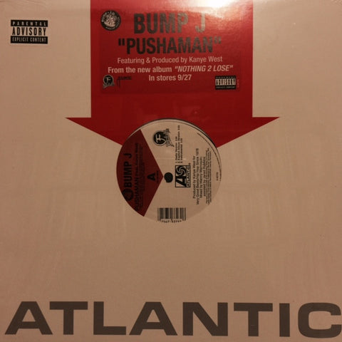 Bump J ‎– Pushaman / Move Around 12" Atlantic ‎– 0-93793