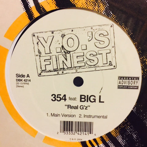 354 - Real G'z / Think Big 12" DBK4214 Y.O.'s Finest