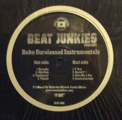 Babu - Unreleased Instrumentals 12" Beat Junkie Sound BJS-005