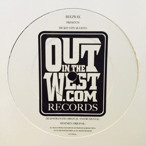 Darkus, Kyza, Triggs, Mickey Stix - Dead Stranger 12" OITWR001 Beezwax Productions, Out In The West Grimetime