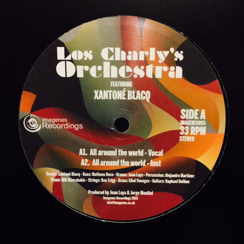 Los Charly's Orchestra, Xantone Blacq - All Around the World 12" IMAGENES055 Imagenes