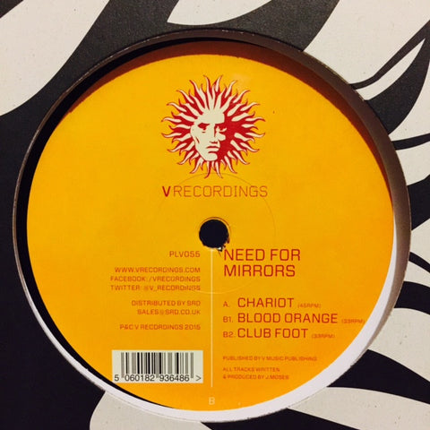 Need For Mirrors - Chariot EP 12” PLV055 V Recordings