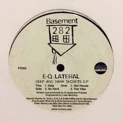 E-Q Lateral - Deep And Dark Secrets EP PT003 Basement 282