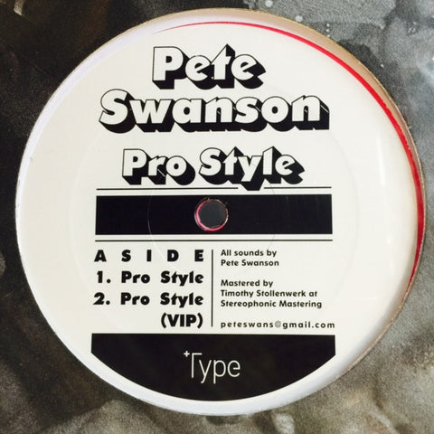 Pete Swanson - Pro Style -  TYPE110 Type