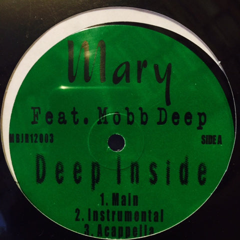 Mary J Blige, Mobb Deep - Deep Inside 12" PROMO MBJR12003