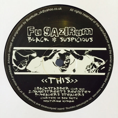Fugazi Rum - Black & Suspicious 12" PROMO FU 003