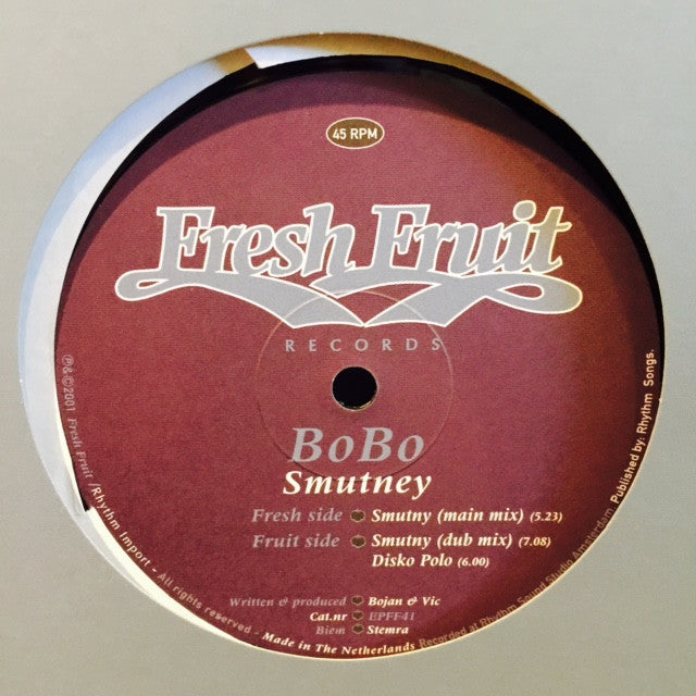 BoBo - Smutney 12" EPFF41 Fresh Fruit Records