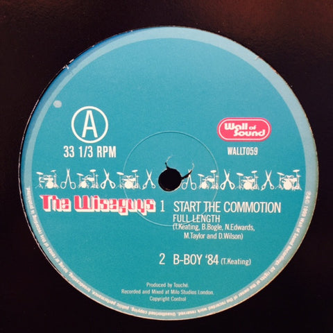 The Wiseguys - Start The Commotion 12" Wall Of Sound WALLT059