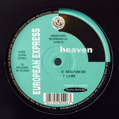 European Express - Heaven 12" 12HSD20 Higher State Records
