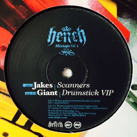 Jakes, Giant - Scanners / Drumstick VIP 12" HENCH015 HENCH Recordings