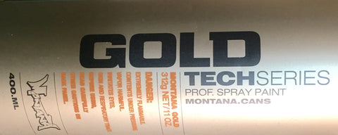 T2000 - Montana Cans Gold Acrylic Spray - Universal Plastic Primer 400ML
