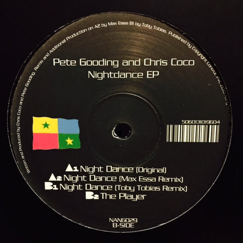 Pete Gooding, Chris Coco - Nightdance EP 12" NANG029 Nang Records