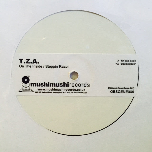 TZA - On The Inside / Steppin Razor 12" PROMO OBSCENE005 Obscene Recordings