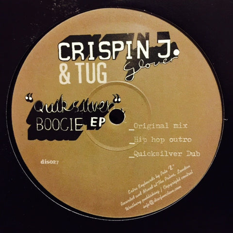 Crispin J Glover, Tug - Quicksilver Boogie EP 12" DIS027 Discfunction