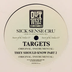 Sick Sense Cru - Season Of The Sickness EP 12" OITWGT001 Out In The West Grimetime