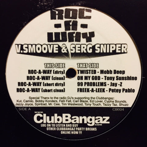 Various ‎– Roc-A-Way 12" Club Bangaz ‎– CB004
