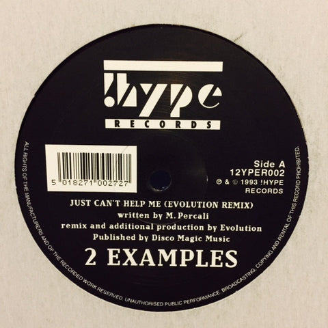 2 Examples - Just Can't Help Me (Remix) 12" 12YPER002 !Hype