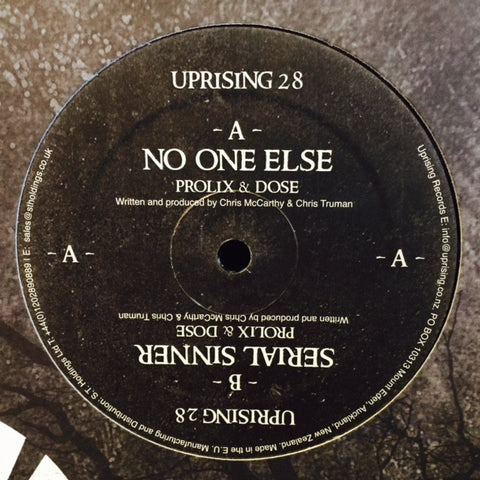 Prolix, Dose - No One Else / Serial Sinner 12" UPRISING28 Uprising Records
