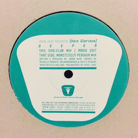 Jason Herd - Deeper 12" THATVIBE001 That/Vibe Recordings