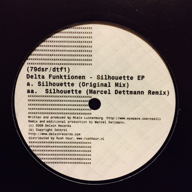 Delta Funktionen - Silhouette EP 12" 79dsr/dtf1 Delsin