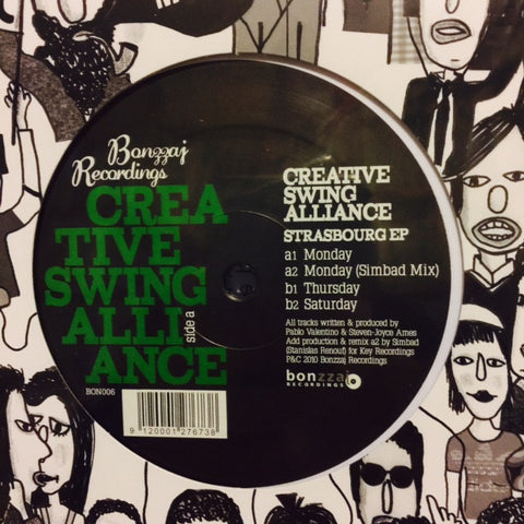 Creative Swing Alliance - Strasbourg EP 12" BON006 Bonzzaj Recordings