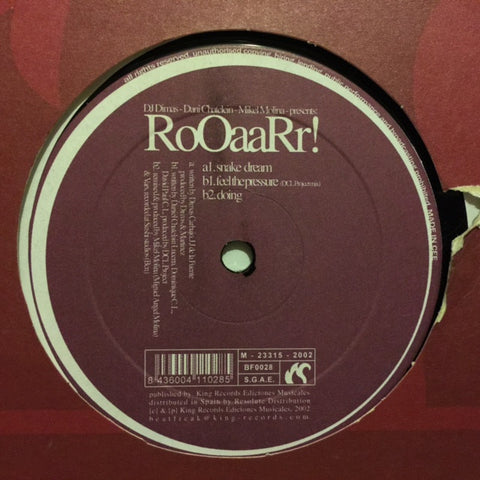 DJ Dimas, Dani Chatelein, Mikel Molina - Rooaarr! 12" BeatFreak Recordings BF0028