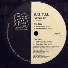 V.O.T.U. - What Is 12" Empire State Records ES 028