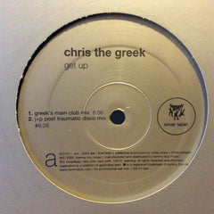 Chris The Greek - Get Up 12" Tommy Boy Silver tb 2101 tb2101