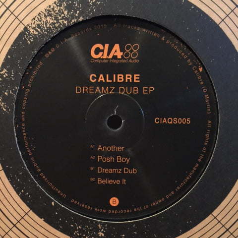 Calibre ‎– Dreamz Dub EP CIA ‎– CIAQS005