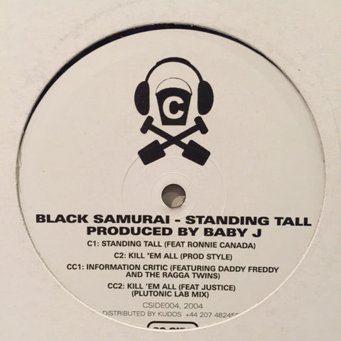 Black Samurai ‎– Standing Tall C Side Trax ‎– CSIDE004