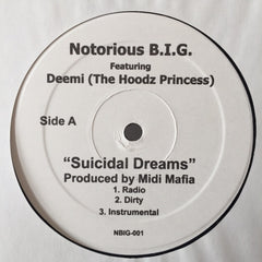 Notorious BIG, Deemi (The Hoodz Princess) ‎– Suicidal Dreams PROMO NBIG-001