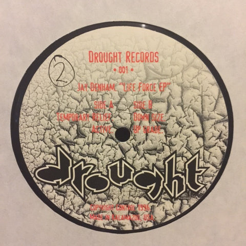 Jay Denham ‎– Life Force EP 12" Drought Records ‎– 001