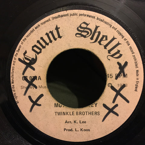 Twinkle Brothers, Jackie Brown ‎– Mother Whiney / Fight My Way 7" Count Shelly ‎– CS 031