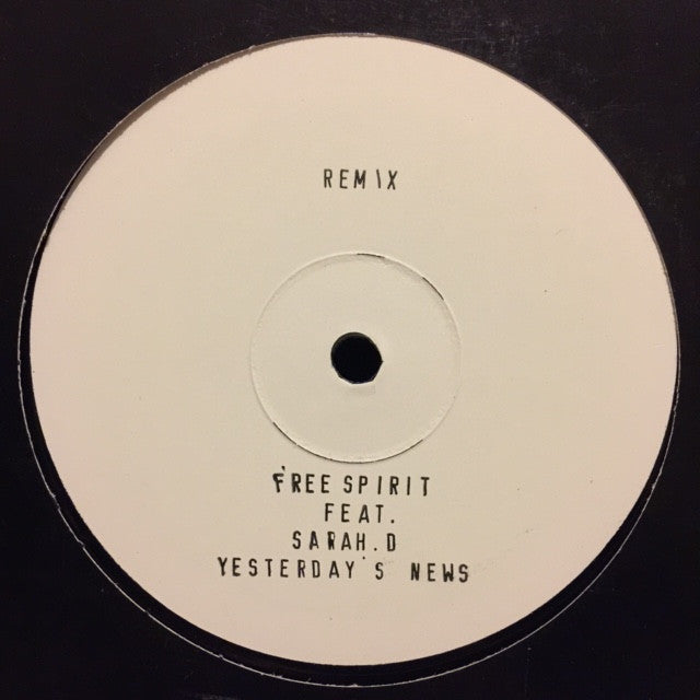 Free Spirit Featuring Sarah.D - Yesterday's News 12" PROMO Reaper Konnection YES 1