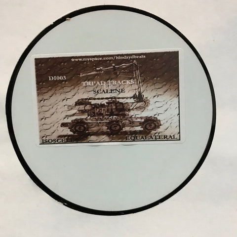 Hindzy D ‎– Tri'ad Tracks EP 12" PROMO Dubinjektion ‎– DI003