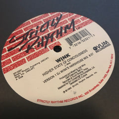 Wink - Higher State Of Consciousness - Strictly Rhythm ‎– SR12321