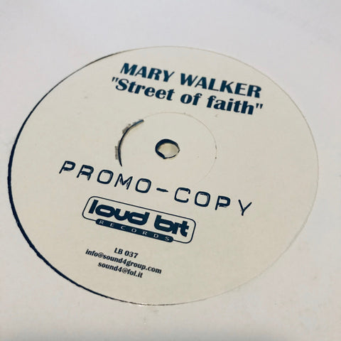 Mary Walker ‎– Street Of Faith - Loud Bit Records ‎– LB 037
