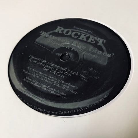 Rocket ‎– Between The Lines - Grayhound Recordings ‎– Grayhound 001