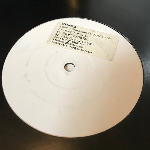 Kashmir ‎– The Street Foundation EP - Spacefunk Recordings ‎– SPANK008