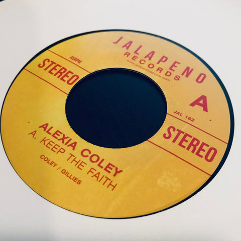 Alexia Coley ‎– Keep The Faith - Jalapeno Records ‎– JAL 162