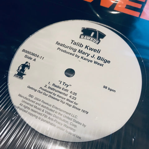 Talib Kweli ‎– I Try Rawkus ‎– B0003604-11