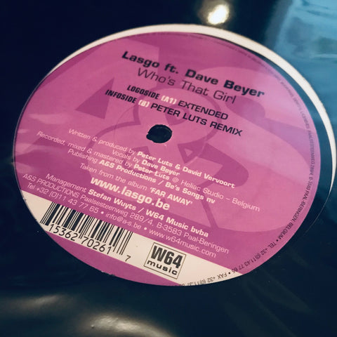 Lasgo / Dave Beyer ‎– Who's That Girl A&S ‎– A&S 7026