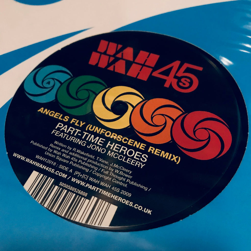 Part-Time Heroes / Jono McCleery ‎– Angels Fly Wah Wah 45s ‎– WAH12018