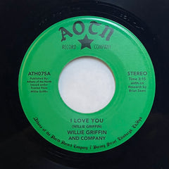 Willie Griffin And Company - I Love You - Athens Of The North ‎– ATH075