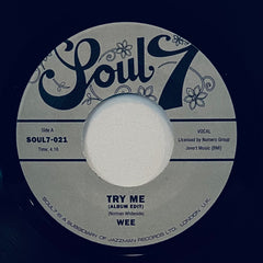 Wee ‎– Try Me / You Can Fly My Aeroplane Soul7 ‎– SOUL7021