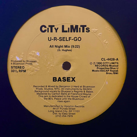Basex ‎– U-R-SELF-GO City Limits ‎– CL4428