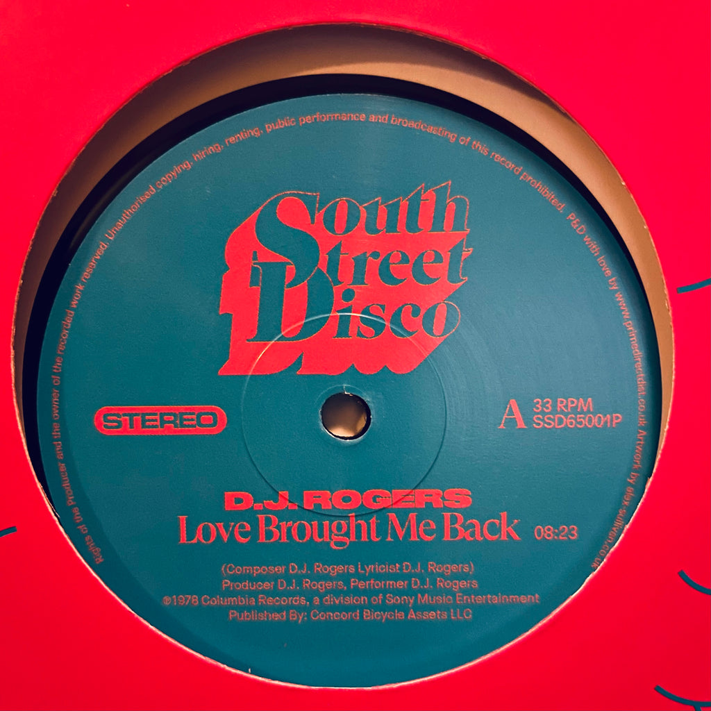 DJ Rogers ‎– Love Brought Me Back South Street Disco ‎– SSD65001P
