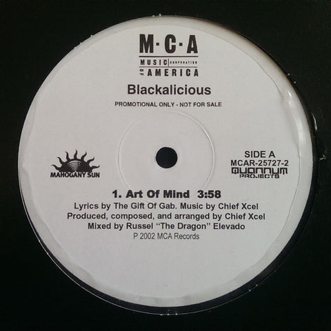 Blackalicious – Art Of Mind / Just What Can Happen MCA Records – MCAR257272