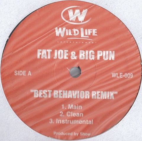 Fat Joe & Big Pun / A Bless – Best Behaviour (Remix) Wild Life Entertainment – WLE009